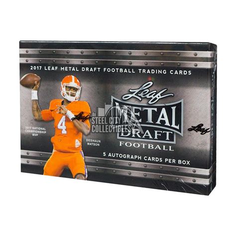 2017 leaf metal draft football box|2017 leaf metal draft.